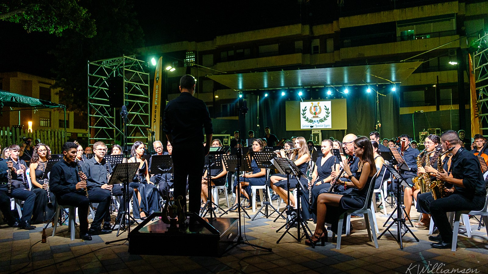Sociedad Unión de Bigastro en el concierto de San joaquin
